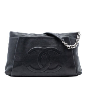 Pre-Loved Chanel CC Caviar Tuck Tote